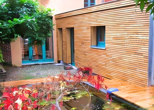 Fassade Holz Robinie Österreich