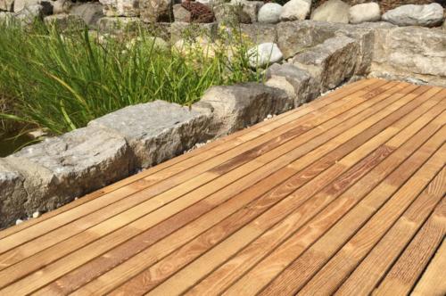 Terrassendiele Robinie 50mm