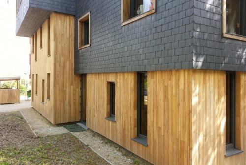 Schalung Robinie vertikal