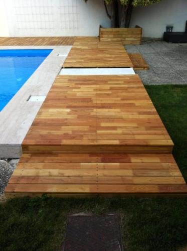 Pool Terrasse Robinie