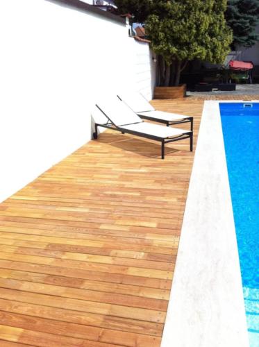 Pool Terrasse Robinie