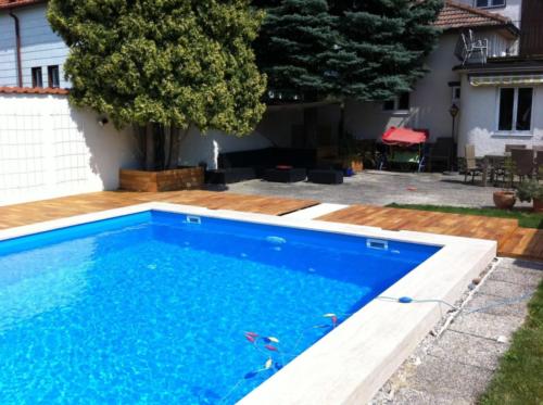 Pool Terrasse Robinie