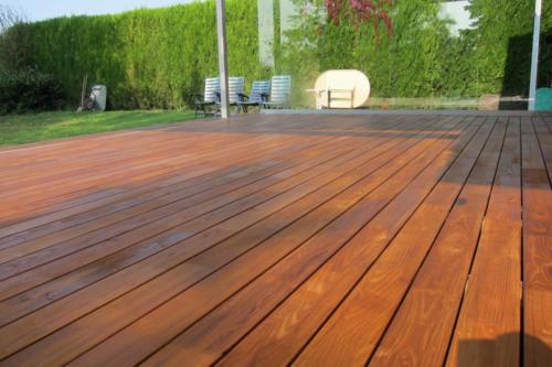 Robinie Terrasse Oel Bernstein