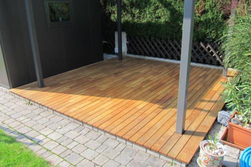 Terrasse Robinie 22x100 geoelt
