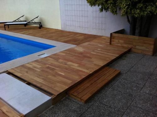 Pool Terrasse Robinie