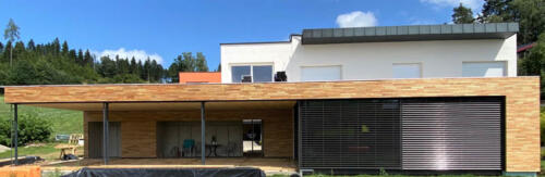 Fassadenholz Robinie Rhombus 60mm