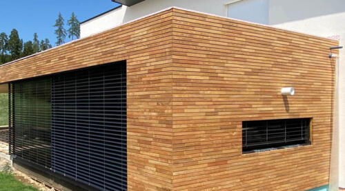 Rhombus Schalung Robinie 60mm