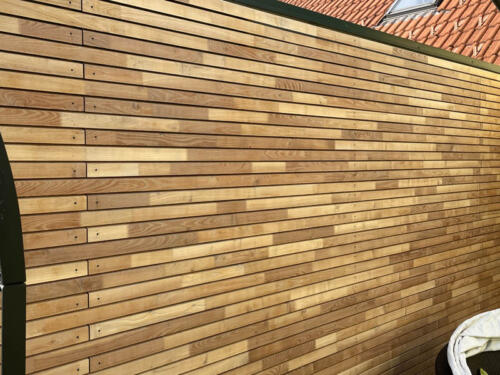 Rhombus Schalung Robinie 60mm