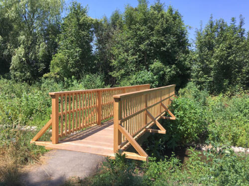 Landschaftsgestaltung mit Robinienholz